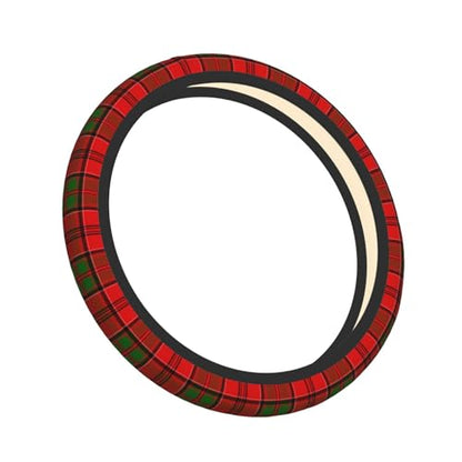 Thickened Elastic Steering Wheel Cover, Grant Scottish Plaid Printed Tartan Ultra, Soft, Breathable, Fit for Cars, SUVs, Trucks, Stylish Comfortable Grip - color: Grant Scottish Plaid Printed Tartan