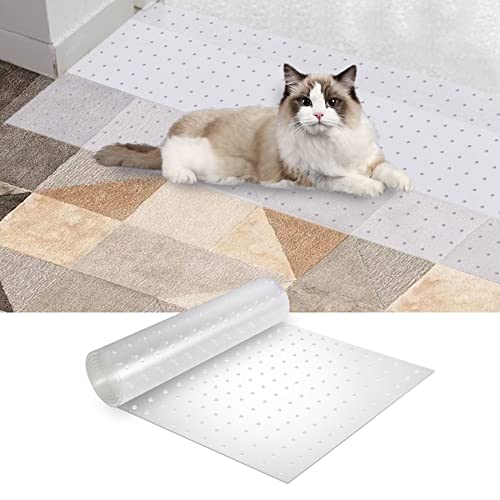 3.6 Feet Cat Carpet Protector, Non-Slip Carpet Protector for Pets, Carpet Scratch Stopper from Scratching Carpet at Doorway - size: 3.6FT-1PC