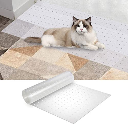 3.6 Feet Cat Carpet Protector, Non-Slip Carpet Protector for Pets, Carpet Scratch Stopper from Scratching Carpet at Doorway - size: 3.6FT-1PC