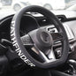 XITER Leather Steering Wheel Cover for Nissan Pathfinder 2022-2026,with Pathfinder Logo - color: Pathfinder 2022-2026,With "Pathfinder" LOGO