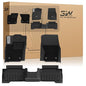 3W Floor Mats&Carpet for Toyota Tacoma 2024-2026 Double Cab Auto Tran(Not Fit Hybrid & XtraCab) with Metal Pedals, TPE All Weather Custom Fit Floor Liner for Tacoma TRD/SR/SR5/limited Car Liners. - size: 6. Tacoma|24-26|Floor Mats&Carpets|Metal Pedal