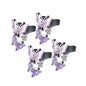 Car Butterfly Shape Clips for Air Conditioner Outlet Vent Decorations Clip Purple 4 Pcs Replace Parts
