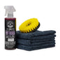 Chemical Guys HOL70016 Heavy Duty Floor Mat Cleaning Kit with Mat Renew Rubber + Vinyl Floor Mat Cleaner and Protectant (16 fl oz), Drill Brush Attachment, & Workhorse Towels, 5 Item Kit - size: 3.2 Fl Oz (Pack of 5)