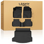 LASFIT Floor Mats & Trunk Mat for 11th Gen Honda Civic Hatchback(Not for Hybrid) 2026 2025 2024 2023 2022, All Weather Custom Fit TPE Car Floor Liners,1st & 2nd Row & Trunk Liner (Fit with Subwoofer) - size: 2）For Honda Civic Hatchback | 2022-2026 | Full