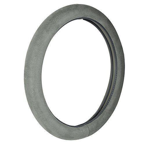 Custom Accessories 38552P Road Pilot Grey Ultra-Soft Molded Steering Wheel Cover - color: Grey