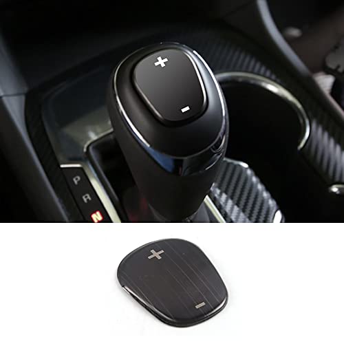 Eridanus Car Accessories Gear Shift Knob Cover Trim Fit for Chevrolet Equinox 2018-2021 (Black) Chrome Titanium Stainless Steel 1 PC - color: Black