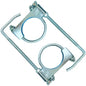 2Pcs Universal Exhaust Clamp 2.5 Inch with Hanger, Muffler Hanger Exhaust Hanger for 2.5 Inch Exhaust Pipes - size: 2.5 Inch-2 PACK