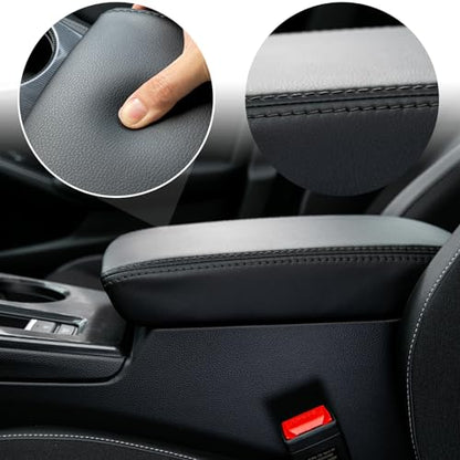 CKE Compatible with Honda Civic 2026 2025 2024 2023 2022 with CVT Car Center Console Armrest Cover Armrest Storage Box Lids Seat Cover Protector -Black (Black line) - color: Black (Black Line)