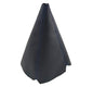 Universal Car Shift Knob Boot Dust Cover, Shift Boot Cover, Made of Black Pu Leather with Black Seams Red Seams and Blue Seams (Blue)