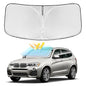 for BMW X3 2011-2017 Windshield Sun Shade - 4 Layers Car Sunshades for Front Windows Shade Cover Custom Fit X3 Sun Visor 250T Retractable Blocks Shade UV Rays Car Accessories - size: for BMW X3 2011-2017