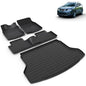 All Weather Car Floor Mats & Cargo Liner Set Fit for 2014 2015 2016 2017 2018 2019 2020 Nissan Rogue (Not Fit Sport) Car Cargo Mat Trunk Mat Rogue Floor Mats Trunk Liner Accessories Black - style: 4)For Nissan Rogue 2014-2020 Full Set