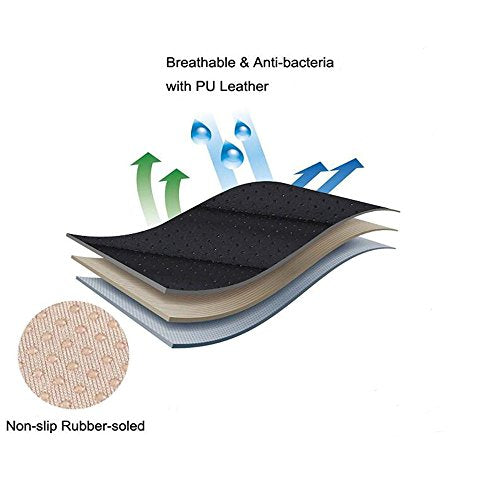 Luxury PU Leather Car Seat Cover Protector Front, Bottom Single Seat Cover-Compatible with 90% Vehicles (Width 20.8 ×deep 21×Thick 0.2 inch) (Black) - color: Black