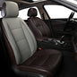 1pcs Luxury Car Seat Backrest Protector Cover Car Interior PU Leather Car Seat Cover Universal Anti-Slip Seat Cover(Dark Grey Backrest) - color: Dark grey Backrest
