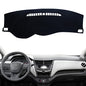 Dashboard Mat - Premium Polyester Fiber, Non-Slip Heat Resistant Dash Cover Protector (Compatible with Chevrolet Sail 3 Nueva Sail 2015-2019, All Black) - color: All Black
