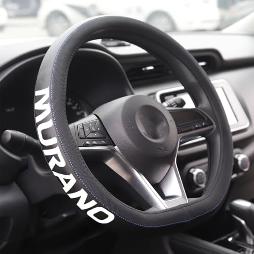 XITER Leather Steering Wheel Cover for Murano 2025-2026,with Murano Logo - color: Murano 2025-2026,With "Murano " LOGO