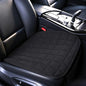 Linen Seat Cover for Car,Bottom Seat Covers for Trucks,Car Seat Pad,Seat Cushion Breathable Ventilated Front Seat Only[Black] - color: W-Black