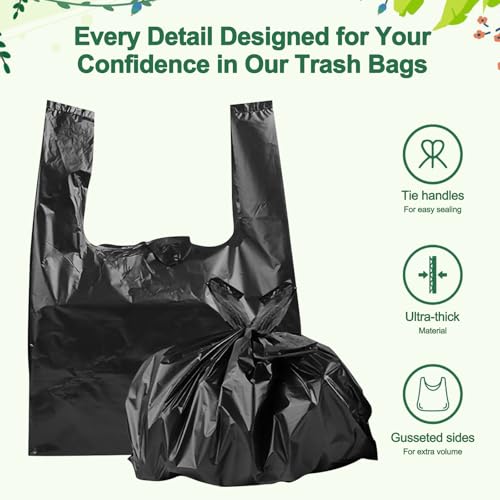 Adult Diaper Disposal Bags, Extra Thick, Easy-To-Tie Unscented Leak-Proof Trash Bags for Adult Briefs & Feminine Products, Pet Waste Bag (Small 100 Count) - style: Small 100 Count