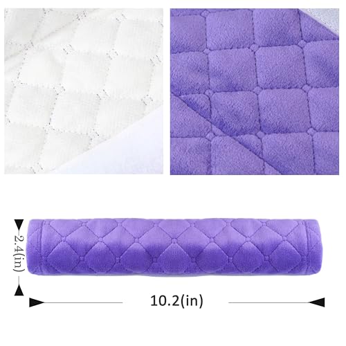 Soft Automotive Seat Belt Cover Seatbelt Shoulder Pad Neck Protector Cushions Universal Fit SUV Trucks Backpack 2 PCS Violet 10.2in - color: Purple, size: 10.2in-2pc