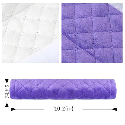 Soft Automotive Seat Belt Cover Seatbelt Shoulder Pad Neck Protector Cushions Universal Fit SUV Trucks Backpack 2 PCS Violet 10.2in - color: Purple, size: 10.2in-2pc