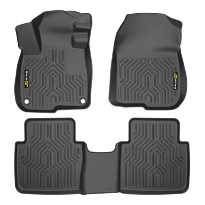 G-PLUS TPE Cargo Liners,Fit for Honda CR-V 2017-2022,Fit Honda CR-V Hybrid 2017-2022,Floor Liner Front & 2nd Row,All Weather Full Cover Protection,alfombras para carro - size: Fit Honda CRV 2017-2022 | 3PCS