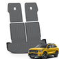 KUST Trunk Cargo Mat for Kia Sorento 2021-2025 2026 (6 Seats), TPE Rubber Rear Cargo Liner with 2nd Row Backrest Mat for Sorento Accessories All Weather Protection Cover 3PCS - style: Sorento 2021-2026 │ Trunk + Backrest Mat