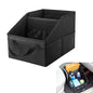 Car Seat Organizer, Backseat Car Organizer, Collapsible Organizers and Storage with Handles and Mesh Pockets, Fit for Front/Rear Consoles Back Seats (Black)