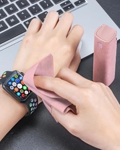 Touchscreen Mist Cleaner Screen Cleaner Spray Bottle Tool Screen Cleaner for iPhone iPad AirPods Eyeglasses Smartphones Tablet Versatile Cleaners Cute Car Accessories (2 Units) - color: 2Pink
