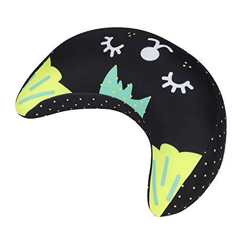 Kids Car Seat Travel Neck Pillow Soft Neck Support Cushion Car Seat Belt Cover Cushion Pillow Car Seatbelt Shoulder Pad Head Neck Support Pillow Seat Strap Pillow for Car Airplane Pushchair Travel - color: Black