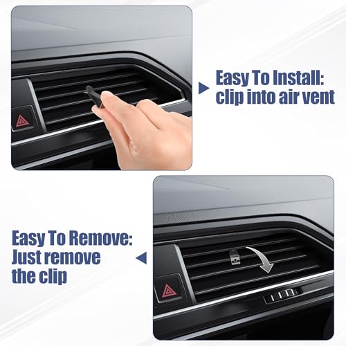 JEYODA Car Air Outlet Storage Bag, Vehicle Dashboard Pocket for Phone Power Pank Keys Money Cards, Double-Layer Storage Bag, Glasses Bag Storage Bag, Car Accessories