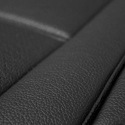 FH Group Car Seat Cover Cushion - Rear Seat Covers for Cars Trucks SUV, Faux Leather Car Seat Cushions, Waterproof Car Seat Cover Cushion, Universal Fit Car Seat protector Rear Set Black - color: Black - Rear Set