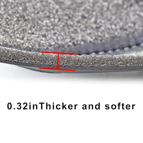 FZJDSD 2pcs Dark Gray Auto Door Panel Armrest Cover Replacement Compatible with Honda Odyssey 2011 2012 2013 2014 2015 2016 2017 Microfiber Leather Car Door Armrest Replacement Anti-Scratch - color: Gray