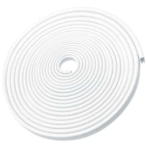 66Ft(20.2M) Long Car Door Edge Guards, U Shape Edge Trim Rubber Seal Protector Car Door Protection Anti-Collision Rubber Clips Easy to Cut No Need Adhesive Fit for Most Vehicles| White - color: White, size: 66FT