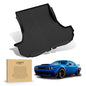 LASFIT Cargo Mats for Dodge Challenger 2011 2012 2013 2014 2015 2016 2017 2018 2019 2020 2021 2022 2023, All Weather TPE Custom Fit Trunk Mats Cargo Liners, Black - style: 6) Challenger | 2011-2023 | Trunk Mat