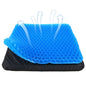 Yimiyaa Gel Seat Cushion, Double Thick Egg Gel Cushion for Pressure Pain Relief, Breathable Wheelchair Cushion Chair Pads for Car Seat Office Chair Blue - color: Blue