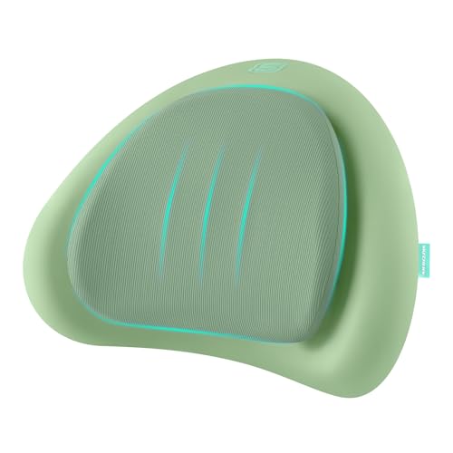 Skechers Lumbar Pillow Premium Memory Foam, Double-Layer-Office Chair Cushion for Tailbone Pain Relief,Butt Pillow for Office Chair,Car seat Cushion,Long Sitting Office Workers,and Car Drivers,Green - color: Green