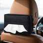 Car Tissue Holder, Standard Tissue Holder for Pu Leather Car Napkin Holder, Backseat Extra Large Tissue Organization Fit for 120-230 Tissues per Box 7.08'' x 4.72'' x 3.15'' (Black1) - color: Black1
