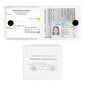 UYYE Car Registration & Insurance Card Holder, 2-Pack - White, Waterproof, 4-Compartment, Unisex-Adults Car Organizer - color: white