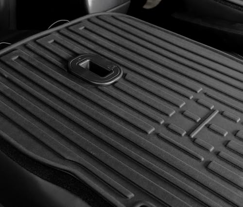 Kick Mats Backrest Mats for 2020-2024 2025 Kia Telluride 7 Passenger Captain Chairs Car Mats Accessories, All Weather TPE Interior Protector(2nd Row Backrest Mats)