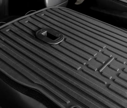 Kick Mats Backrest Mats for 2020-2024 2025 Kia Telluride 7 Passenger Captain Chairs Car Mats Accessories, All Weather TPE Interior Protector(2nd Row Backrest Mats)