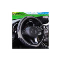 15 Inch Car Leather Steering Wheel Cover, Automotive Accessories Elastic Breathable Anti-Slip Soft Wheel Protector Fits Men and Women, Suitable for SUVs, Trucks, Vehicles and RVs (Gray) - color: Gray
