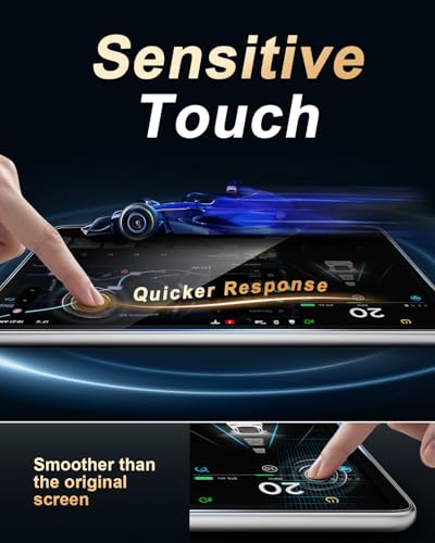 Rear Seat Screen Protector For 2021-2026 Mercedes S Class S 500/S 580e/Maybach S580/S680/AMG S 63 - [11.6-Inch Rear Seat Entertainment System] - Tempered Glass For 2021-2026 S-Class Sedan Accessories