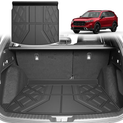 Cargo Liner Fit for Honda CRV 2026 2025 2024 2023 (Gasoline & Hybrid): TTX LIGHTING Cargo Mat All-Weather TPE Trunk Mat Cargo Tray CR-V Accessories (Fit Upper Deck Only) - color: for Honda CR-V | 2023-2026 | Cargo Mat