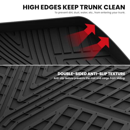 LASFIT Trunk Mat for Honda Odyssey 2018-2026, Custom Fit Cargo Mat, Waterproof All Weather, Kid & Pet Friendly, Easy Clean for Family Use - style: 7）For Honda Odyssey| 2018-2026 | Trunk Mat