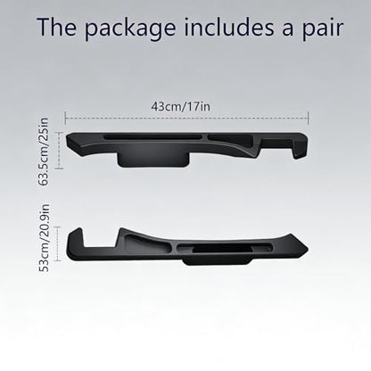 Car Seat Gap Filler Organizer 2 Pack Seat Gap Filler 2 in 1 Universal Between Car Seat Gap Plug with Storage Slot Drop Proof Guard for Fits Cars Phones Keys & Cards