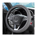 zipelo Elastic Stretch Steering Wheel Cover, Microfiber Breathable Ice Silk, Universal 15 Inch Anti-Slip Car Steering Wheel Protector, Warm in Winter and Cool in Summer for Women (Style2-Gray) - color: Style2-Gray
