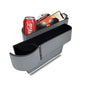 Car seat gap filler organizer, 2 Pack multifunctional car seat organizer, car console side storage box can Holders phone, sunglasses, car keys, change(Gray) - color: Gray