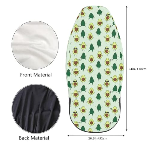 Dujiea Green Cute Avocado Car Front Seat Covers 2 Pcs Universal Auto Seat Covers Front Seats Only, Vehicle Bucket Seat Protectors Fit for Most Car SUV Sedan and Truck - color: Cute Avocado