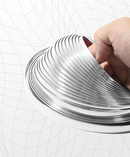 1/2 Inch Wide Chrome Tape,25FT Chrome Tape for Cars,Car Accessories Car Trim,Automotive Chromes Trim Molding,Auto Body Chromes Trims Strip,Universal Trims for Most Truck RV Door Window