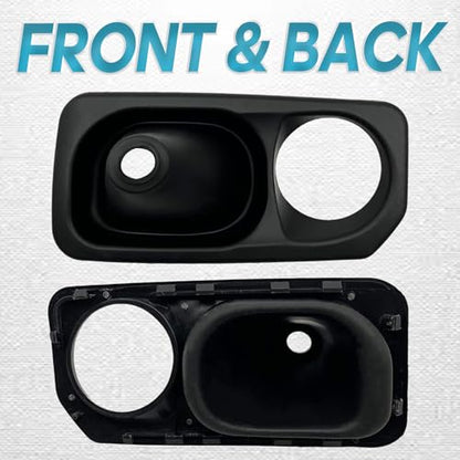 Gear Shift Cover for 2005-2011 Ford Crown Victoria Mercury Grand Marquis Transmission Shifter Boot Cover - Black - color: Black