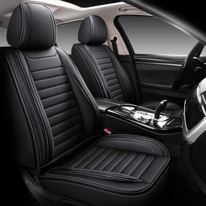 Car Seat Covers,Car Seat Protector Waterproof,Seat Covers Full Set, Car Seat Protectors,Automotive Seat Covers Fit for Most Cars Black